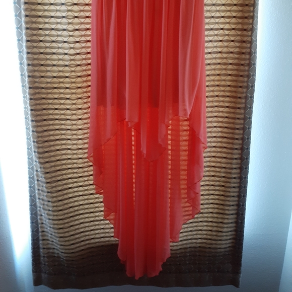BEAUTIFUL Orange OneShoulder Dress JCPenneys SIZE9 - Picture 3 of 10